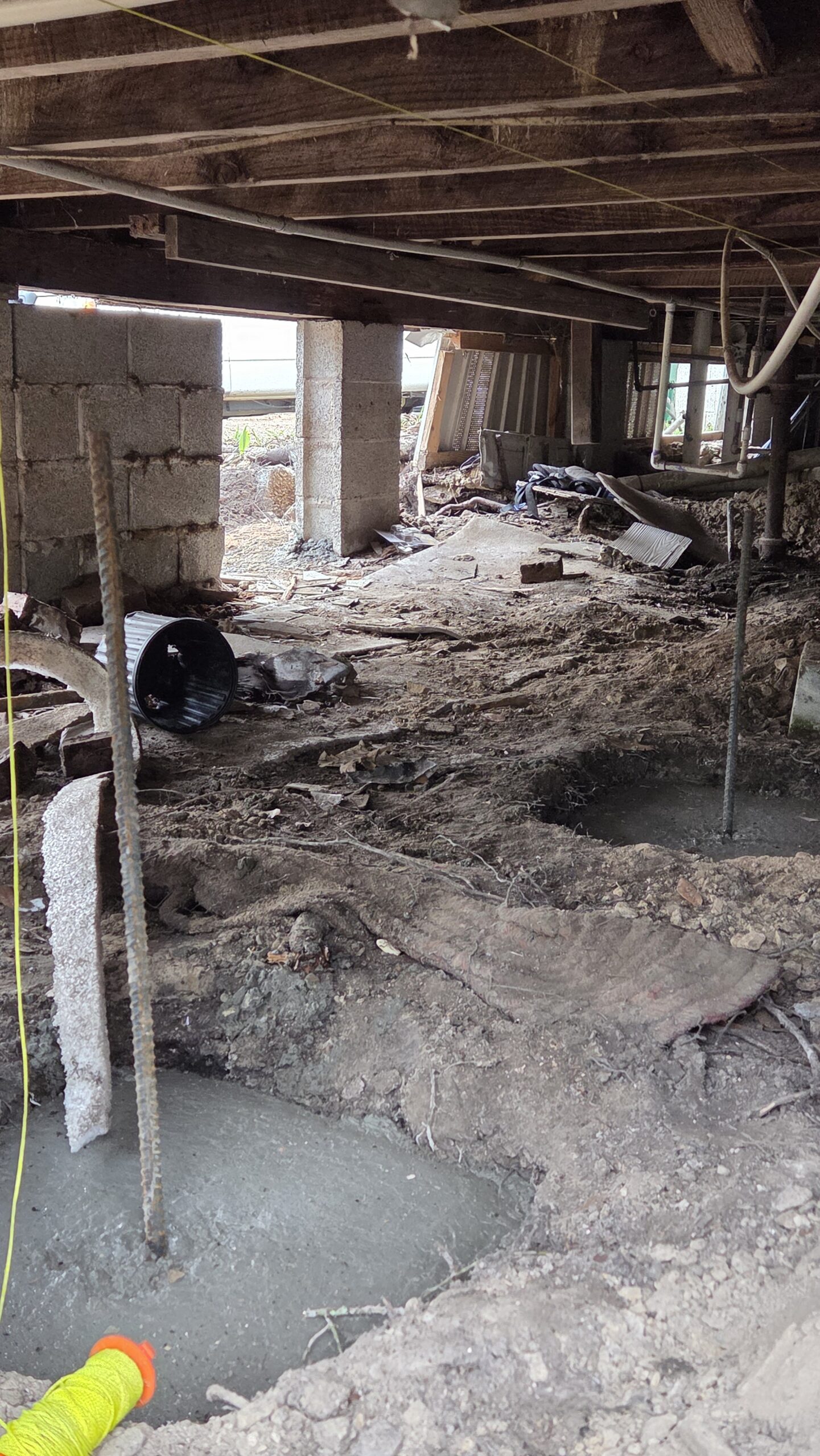 Bruiser's Covington construction 2026 house leveling with Academy House Leveling