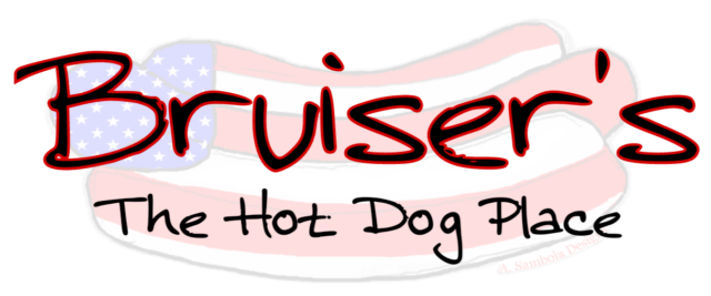 Bruiser's The Hot Dog Place PNG Logo