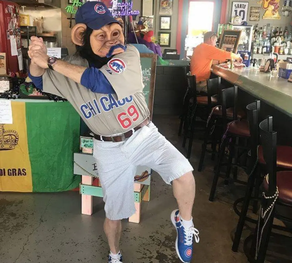Homey the Home Run Monkey, Bruiser's Cubs bar mascot